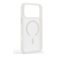 Apple iPhone 18 Pro Max Silver-Shield Odos Jausmas 2-in-1 MagSafe Dėklas Matinis Skaidrus