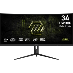 MSI MAG 342CQRF E20 PC lamekuvar 86,4 cm (34") 3440 x 1440 pikslit UltraWide Quad HD LCD Must