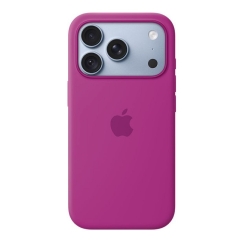 iPhone 18 Pro silikoonist kate MagSafe'iga - Magenta