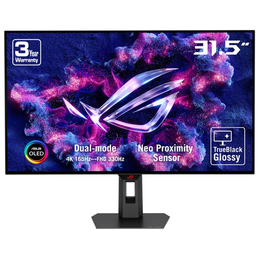 ASUS ROG Strix OLED XG32UCWG tietokoneen litteä näyttö 80 cm (31.5") 3840 x 2160 pikseliä 4K Ultra H