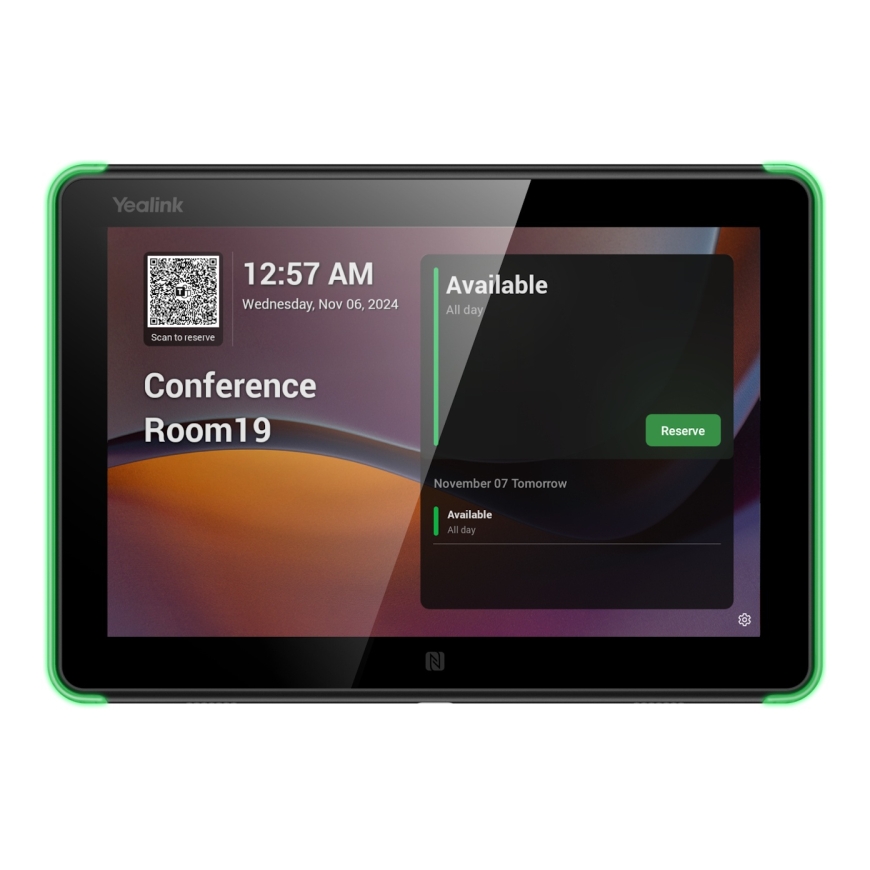 Yealink Room Panel E2 20,3 cm (8") 1280 x 800 pikseliai LCD 802.11a, 802.11b, 802.11g, Wi-Fi 5 (802.11ac) Juoda Bluetooth