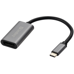 Sandberg 136-19 videokaabliadapter 0 m USB tüüp-C DisplayPort Hall