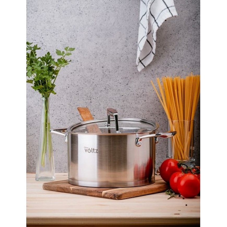 Roostevabast terasest pott, Ø22 × 13 cm, 4,7 l, 5V51210P22, Oliv – 3