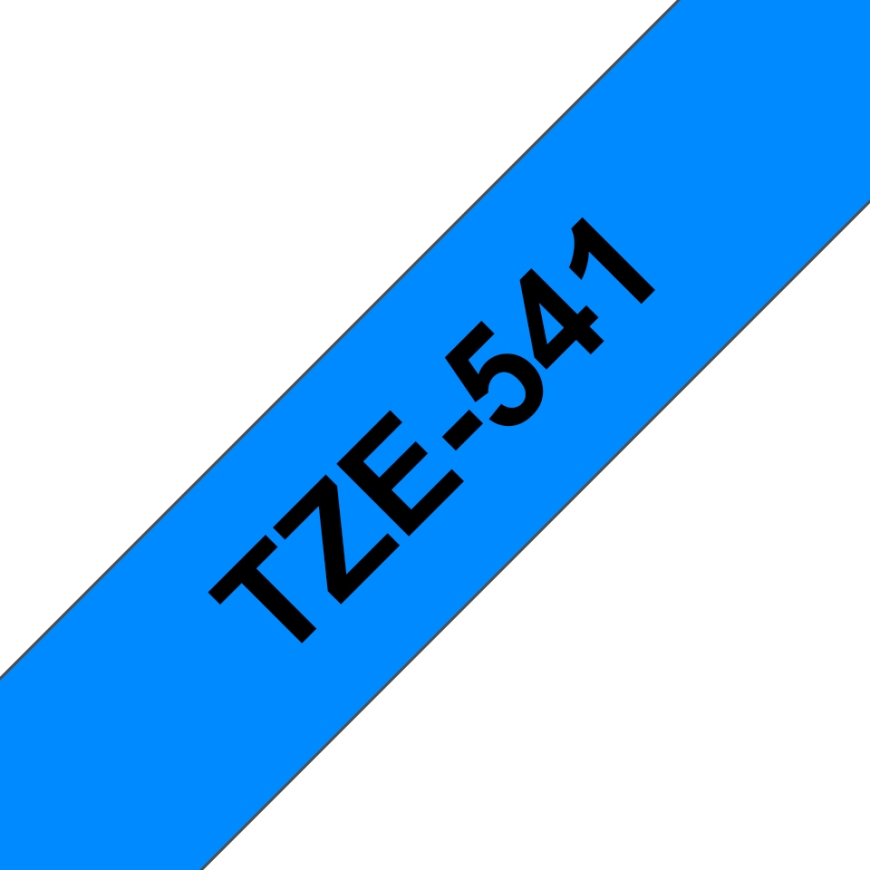 Brother TZE-541 etikečių juostelė Juoda ant mėlynos