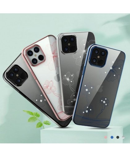 Devia Crystal Flora case iPhone 12/12 Pro blue – 3
