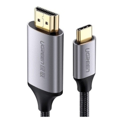 Ugreen 50570 videokaabliadapter 1,5 m USB C HDMI tüüp A (Standard) Must
