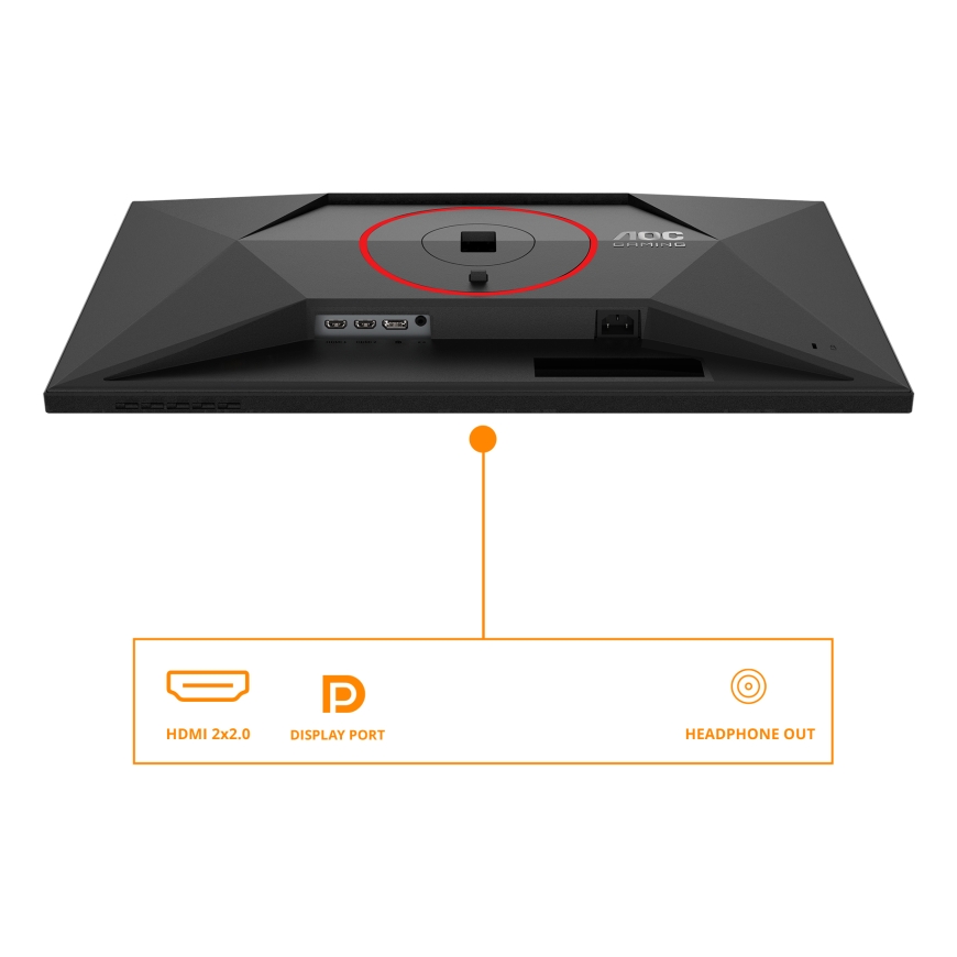 AOC G4 27G4ZR монитор для ПК 68,6 cm (27") 1920 x 1080 пикселей Full HD LED Черный, Красный – 4