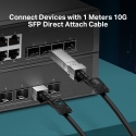 TP-Link Omada 1M Direct Attach SFP+ Cable for 10 Gigabit Connections TP-Link Omada 1M Direct Attach SFP+ Cable for 10 Gigabit Connections