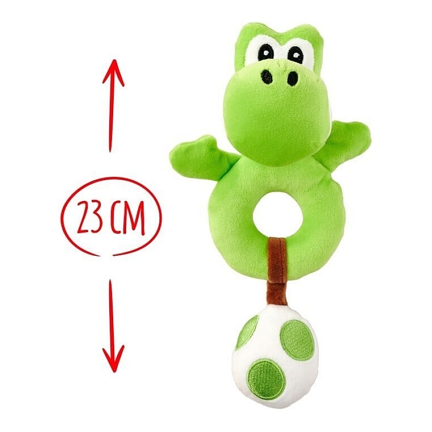 Mans Mario - Yoshi, mīksts gredzenveidīgs rattls – 2