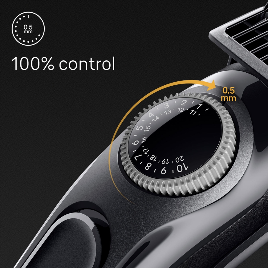 Braun BeardTrimmer 3 BT3400 bārdas trimmeris Baterija 20 1 cm Melns – 5
