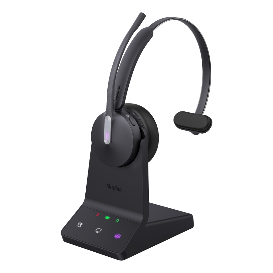 Yealink WH64 Mono Teams Headset Kõrvaklapp Juhtmevaba Peavõru Kontor/kõnekeskus USB tüüp-C Bluetooth
