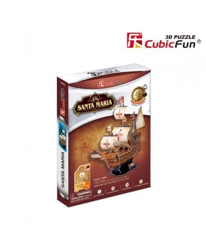 CubicFun 3D puzzle ship Santa Maria – 7