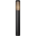 Nordlux Aludra Seaside 95 post light, black Nordlux Aludra Seaside 95 post light, black