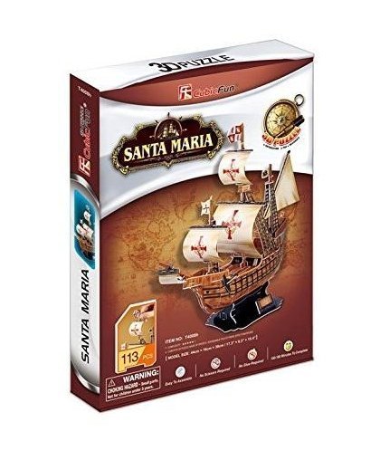 CubicFun 3D dėlionė Laivas „Santa Maria" – 14