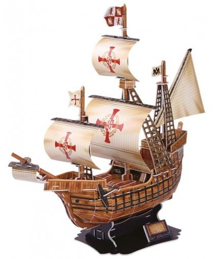 CubicFun 3D puzzle ship Santa Maria – 16
