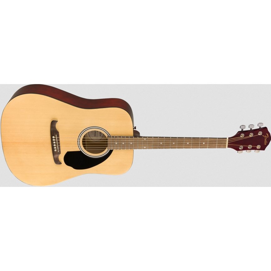 Fender FA-125 акустическая гитара, Натуральный – 3