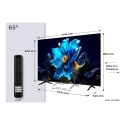 TCL P7K 65P7K teler 165,1 cm (65") 4K Ultra HD Nutiteleri funktsioon WiFi Metallik 450 cd/m² TCL P7K 65P7K teler 165,1 cm (65") 4K Ultra HD Nutiteleri funktsioon WiFi Metallik 450 cd/m²
