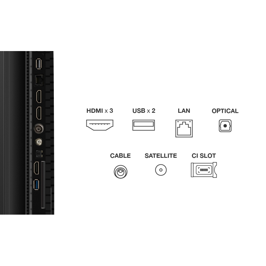 TCL P7K 65P7K TV 165.1 cm (65") 4K Ultra HD Smart TV Wi-Fi Metallic 450 cd/m² – 4