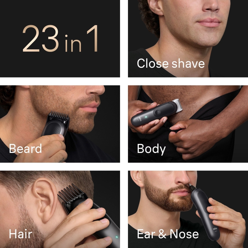 Braun All-in-One Series 9 23in1 Grooming Set, AIO9560, gray – 3