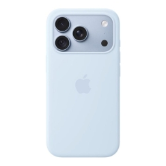 iPhone 18 Pro Silicone Case with MagSafe - Crisp Blue
