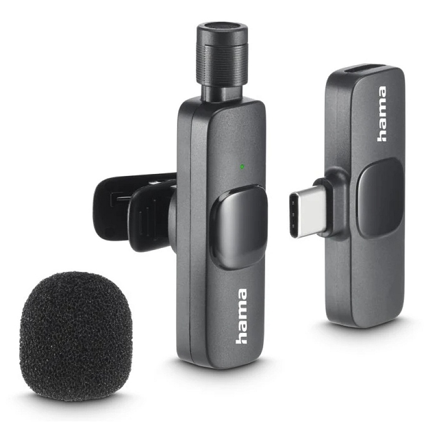 Hama Smart Wireless Melns Lavalier/Lapel mikrofons – 4