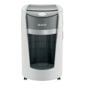 Leitz IQ OptiMax Office Micro Cut Paper Shredder Security P5 35L - White Leitz IQ OptiMax Office Micro Cut Paper Shredder Security P5 35L - White
