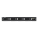 Zyxel GS1900-48HP Juhitav L2 Gigabit Ethernet (10/100/1000) Power over Ethernet tugi Must Zyxel GS1900-48HP Juhitav L2 Gigabit Ethernet (10/100/1000) Power over Ethernet tugi Must