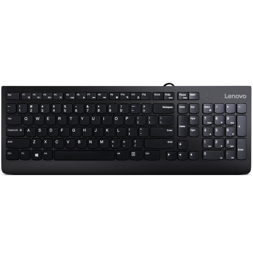 Lenovo 300 keyboard Universal USB QWERTY US English Black