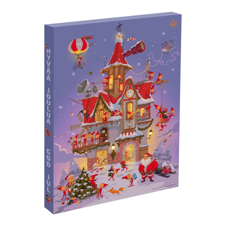 Candy Bag Candy Christmas Calendar, 1000 g