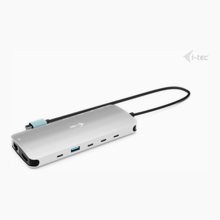 i-tec Metal C31NANOTRIPLEDOCKPD sülearvuti dokk ja pordireplikaator Juhtmega ühendatud USB 3.2 Gen 1 (3.1 Gen 1) Type-C Hall – 3