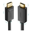 Ugreen 10202 vaizdo kabelio adapteris 2 m DisplayPort HDMI Juoda