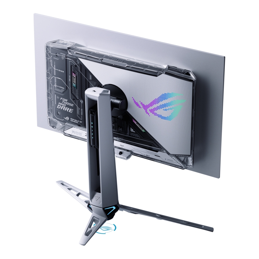 ASUS ROG Swift OLED PG27AQWP-W computer monitor 67.3 cm (26.5") 2560 x 1440 pixels Quad HD LCD Silve – 4