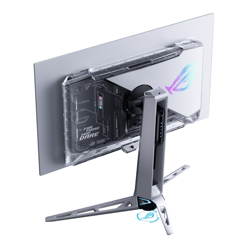 ASUS ROG Swift OLED PG27AQWP-W computer monitor 67.3 cm (26.5") 2560 x 1440 pixels Quad HD LCD Silve – 5