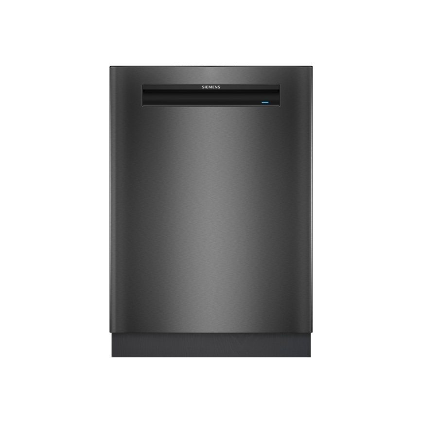 Siemens SN15ZC01CS iQ500 stalčius indaplovė, 60 cm, šlifuotas juodas plienas, atsparus pirštų atspaudams