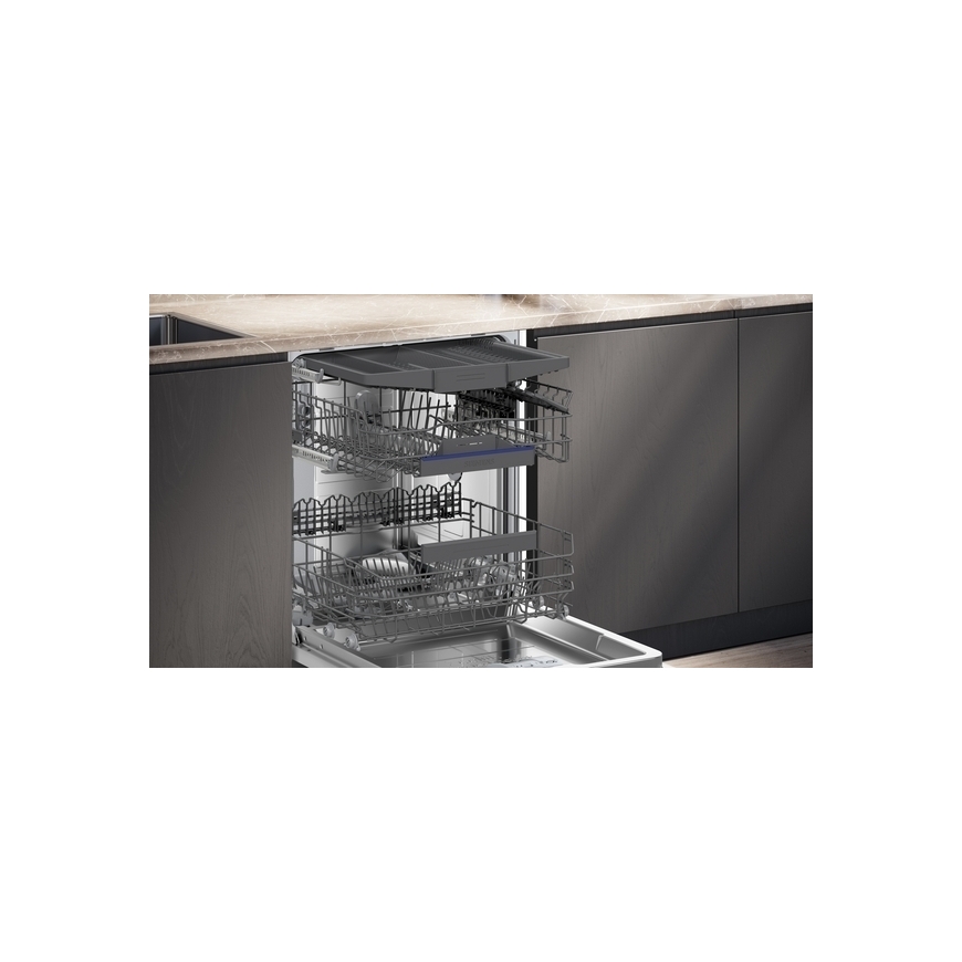 Siemens SN15ZC01CS iQ500 stalčius indaplovė, 60 cm, šlifuotas juodas plienas, atsparus pirštų atspaudams – 4