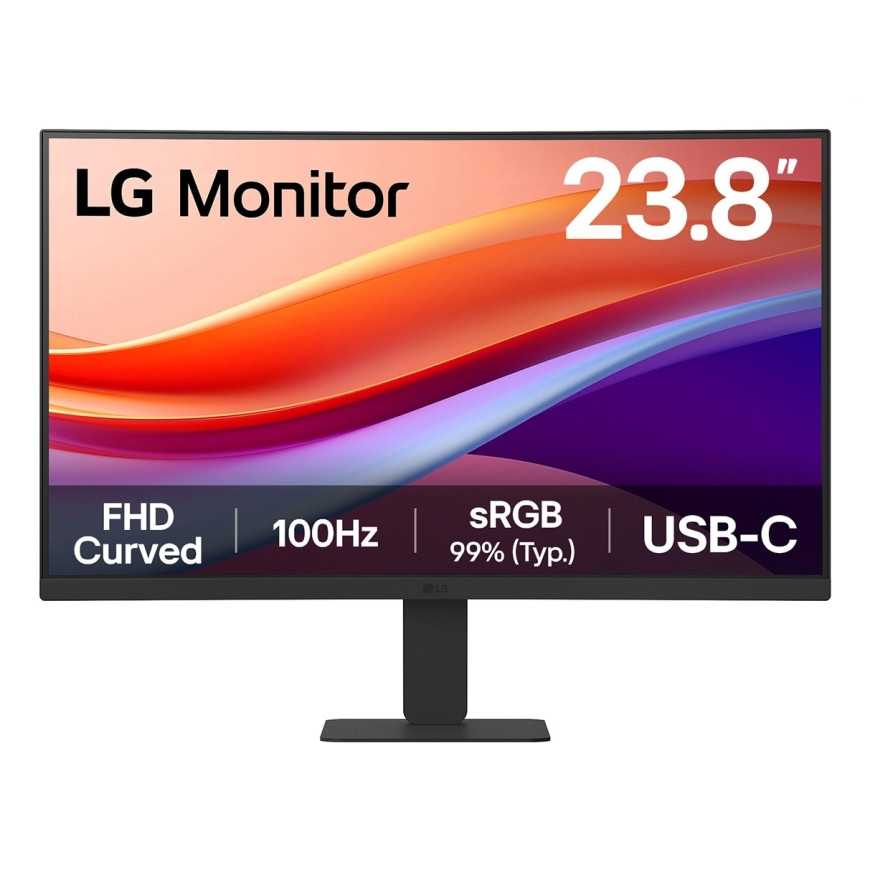LG 24U421A-B kompiuterio monitorius 60,5 cm (23.8") 1920 x 1080 pikseliai „Full HD“ LED Juoda