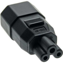 Microconnect PEA0408 гендерный адаптер C14 C5 Черный