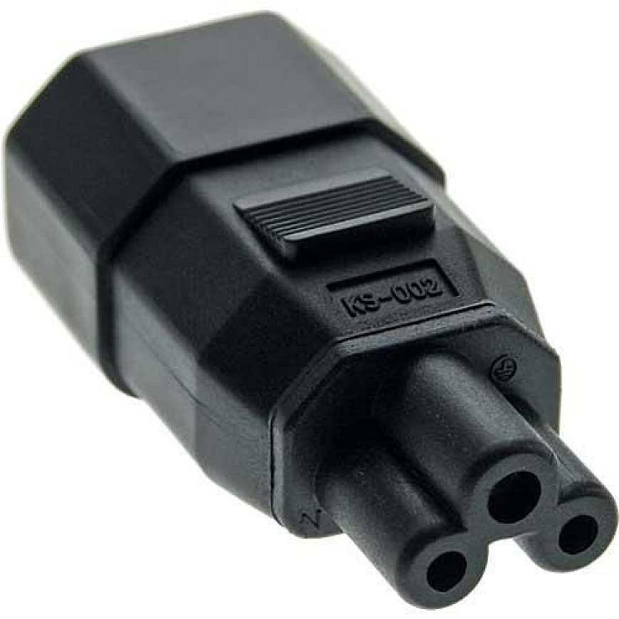 Microconnect PEA0408 гендерный адаптер C14 C5 Черный