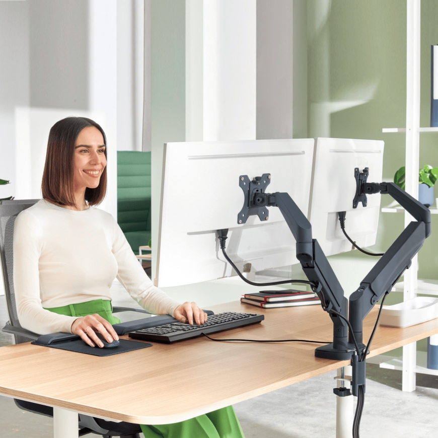 Leitz 65370089 monitoriaus laikiklis arba stovas 81,3 cm (32") Stalas Pilka – 2