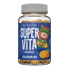 Via Naturale Super Vita Кальций Жевательные конфеты, апельсин, 60 шт.