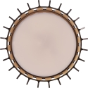 Nordlux Aludra Seaside ceiling lamp, brown Nordlux Aludra Seaside ceiling lamp, brown