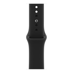 42 mm musta urheiluhihna - S/M