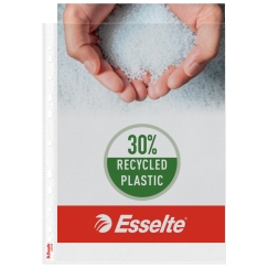 Esselte Quality kansiotasku A4, 30 % kierrätettyä muovia, 85mic/100kpl