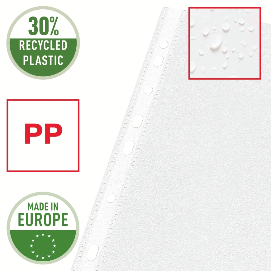 Esselte Quality kansiotasku A4, 30 % kierrätettyä muovia, 85mic/100kpl – 3
