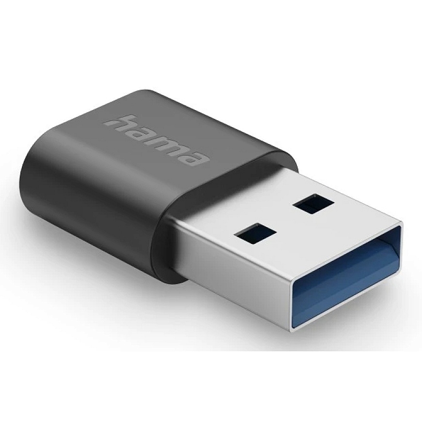 Hama 00200357 kaapelin sukupuolenvaihtaja USB-A USB-C Musta – 2