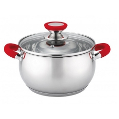 Kaanega pott Oliver Voltz 5V1210N26R, Ø26 cm / 7,7 L, punased kä