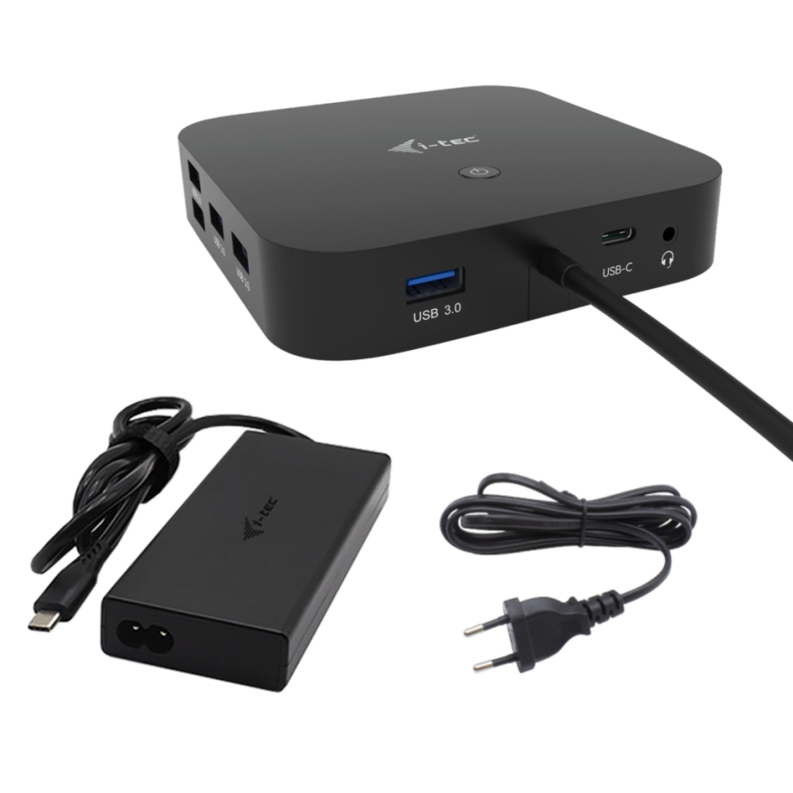 i-tec C31TRI4KDPDPRO100 kannettavien tietokoneiden telakka ja porttitoistin Langallinen USB 3.2 Gen 