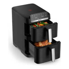 Tefal EY7528 Double 10 L Stand-alone Hot air fryer Black