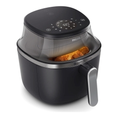Philips 3000 series NA341/00 taukvāres katls Viens 7,2 L Atsevišķs 2000 W Karstā gaisa fritētājs Melns, Sudrabs