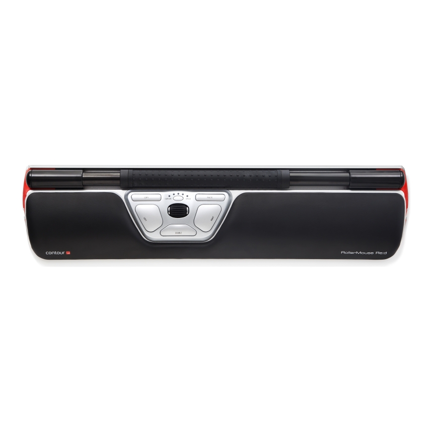 Contour Design RollerMouse Red pele Birojs Abām rokām USB Type-A Rollerbar 2800 DPI